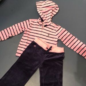 Lilly Pulitzer Kids Velour pants/hoodie